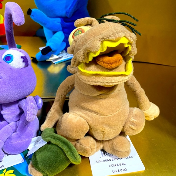 DISNEY EXCLUSIVE NWT VTG 90s BUGS LIFE BEAN BAG PLUSH SET (5) ADORABLE - Picture 4 of 15